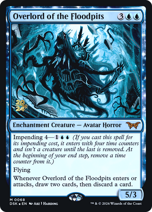 Overlord of the Floodpits (PRE-68S) - mythic: (enchantment) - Foil