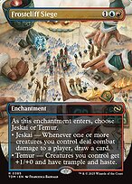 Frostcliff Siege (TDM-385) - rare: (enchantment) (Borderless) - Foil