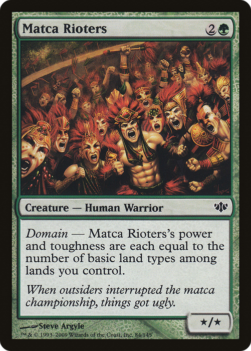 Matca Rioters (CON-084) - common