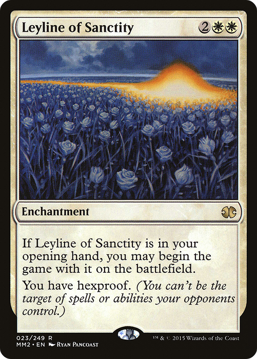 Leyline of Sanctity (MM2-023) - rare - Foil