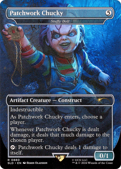 Stuffy Doll (SLD-880) - rare / Patchwork Chucky (Borderless) - Foil
