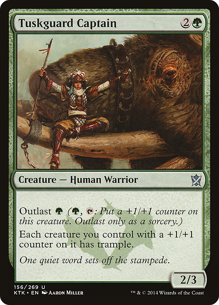 Tuskguard Captain (KTK-156) - uncommon