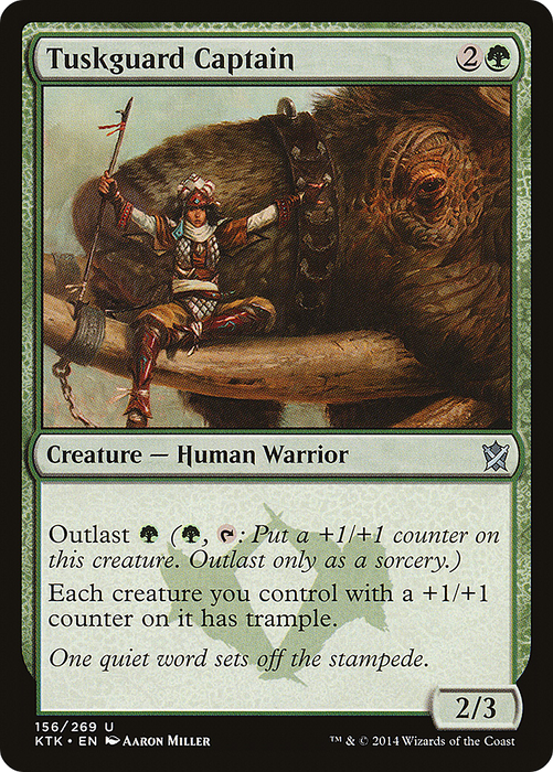 Tuskguard Captain (KTK-156) - uncommon - Foil