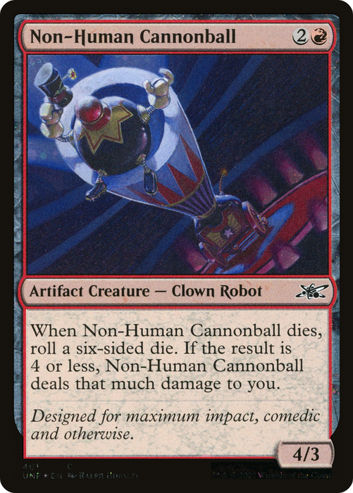 Non-Human Cannonball (UNF-401) - common - Foil