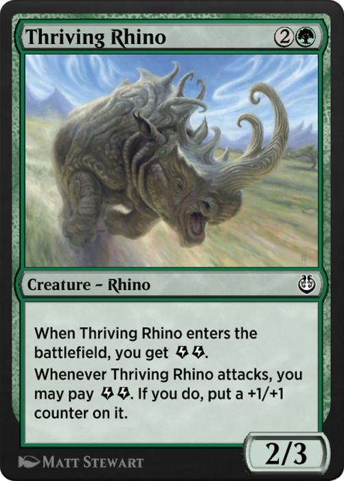 Thriving Rhino (KLR-183) - common