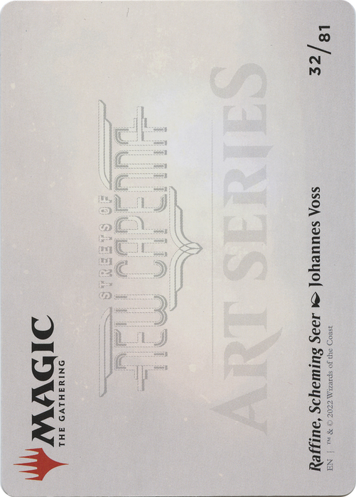 Raffine, Scheming Seer // Raffine, Scheming Seer (ASNC-032) - common (Borderless) - Foil