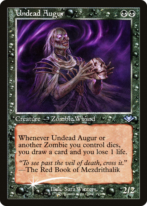 Undead Augur (MH1-015) - uncommon - Etched Foil