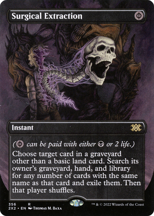 Surgical Extraction (2X2-356) - rare (Borderless) - Foil