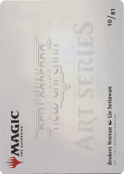 Brokers Veteran // Brokers Veteran (ASNC-010) - common (Borderless) - Foil