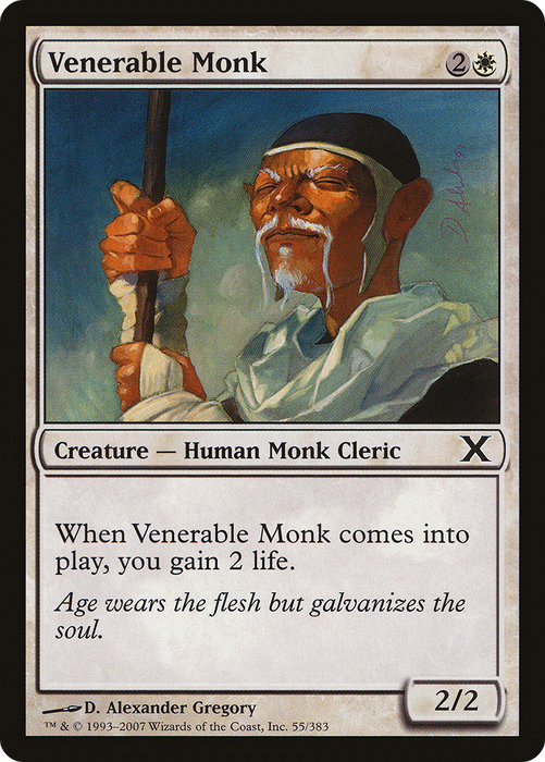 Venerable Monk (10E-055) - common - Foil
