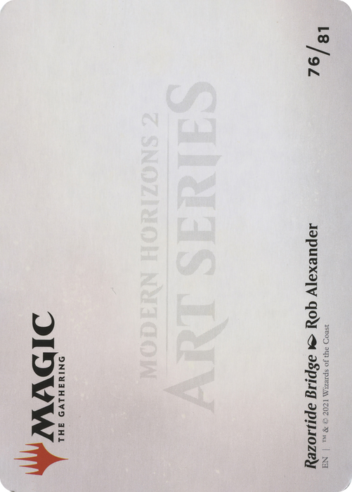 Razortide Bridge // Razortide Bridge (AMH2-076) - common (Borderless)