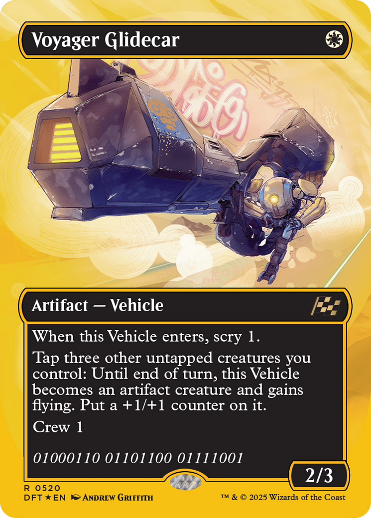 Voyager Glidecar (DFT-520) - rare (Borderless) - Foil