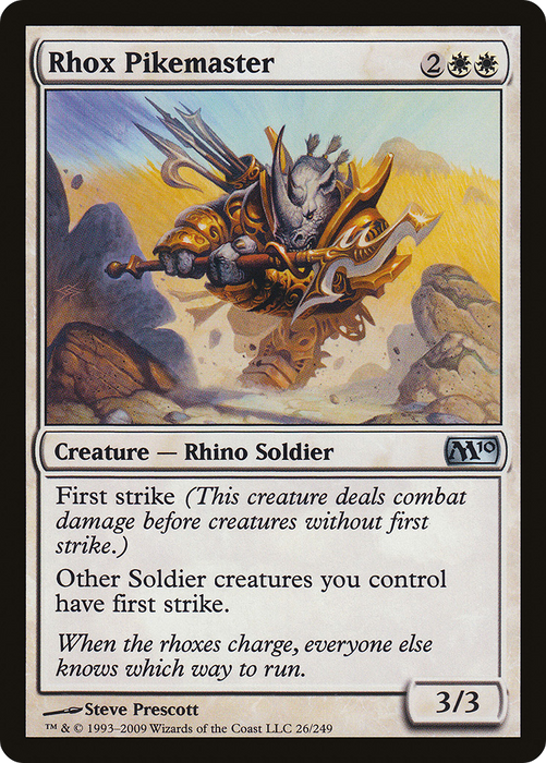 Rhox Pikemaster (M10-026) - uncommon