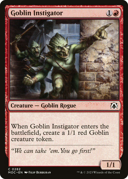Goblin Instigator (MOC-282) - common