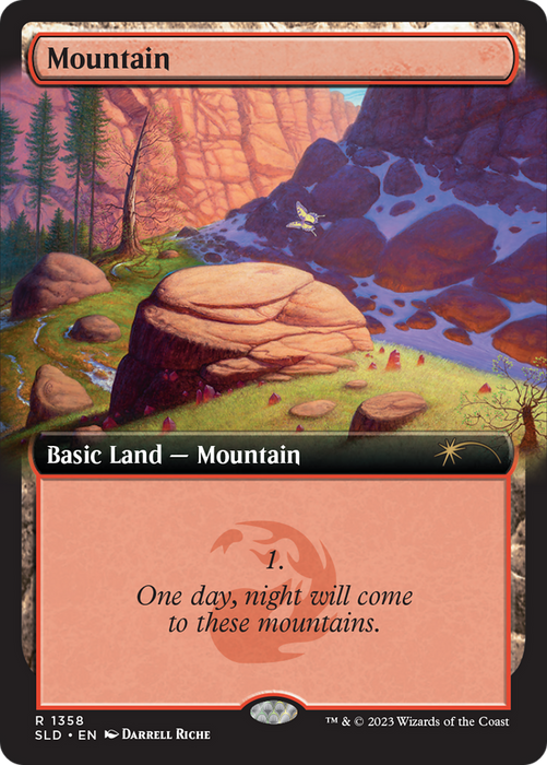 Mountain (SLD-1358) - rare: (Extended Art)
