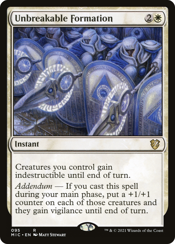 Unbreakable Formation (MIC-095) - rare