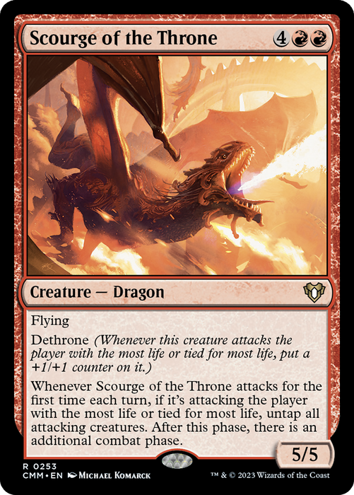 Scourge of the Throne (CMM-253) - rare - Foil