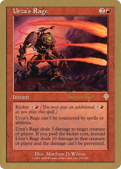 Urza's Rage (WCD-TVDL178) - rare