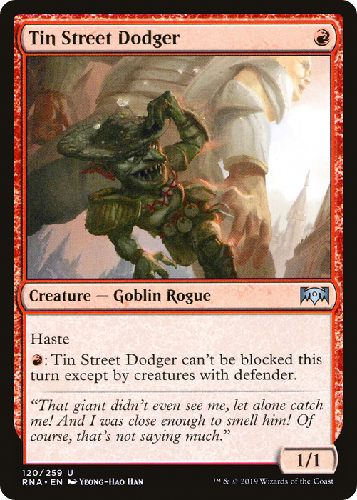 Tin Street Dodger (RNA-120) - uncommon - Foil