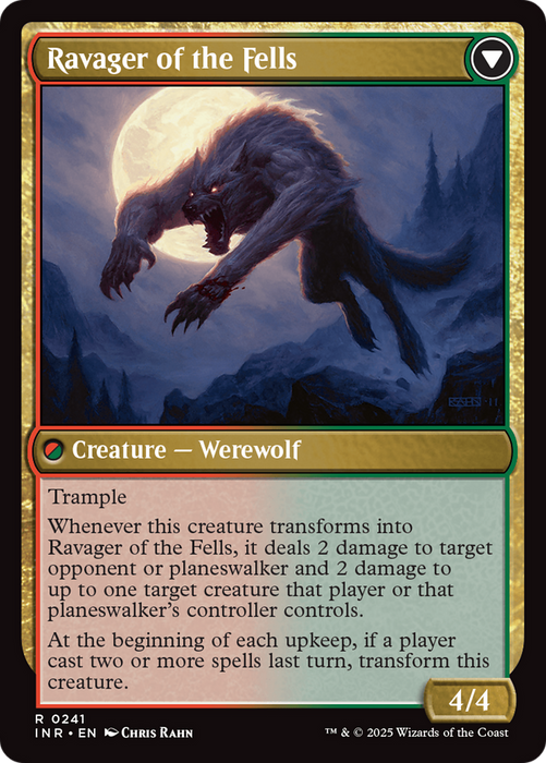 Huntmaster of the Fells // Ravager of the Fells (INR-241) - rare - Foil