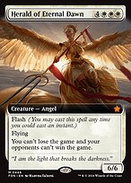 Herald of Eternal Dawn (FDN-446) - mythic: (Extended Art)