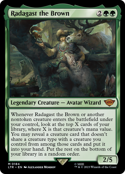 Radagast the Brown (LTR-184) - mythic - Foil