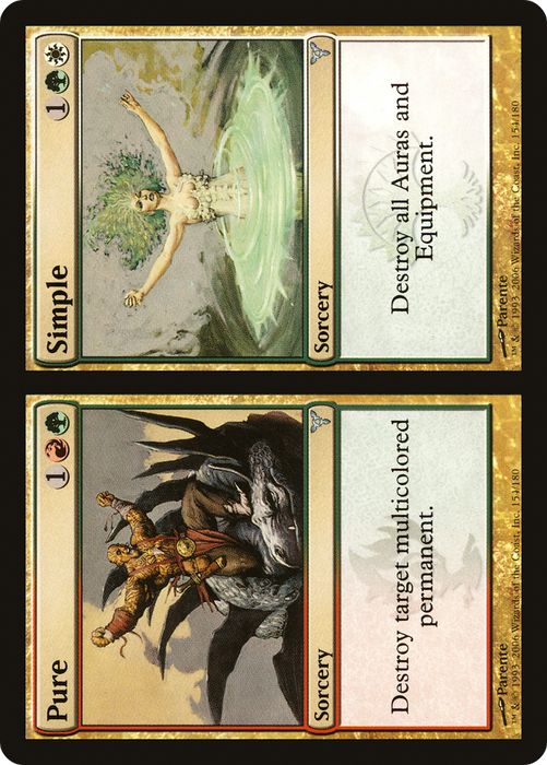 Pure // Simple (DIS-154) - uncommon - Foil