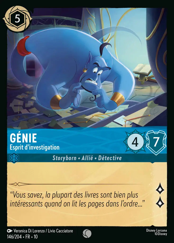 Génie - Esprit d'investigation (146/204) - LDLP - Commune - Cold Foil