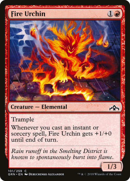 Fire Urchin (GRN-101) - common