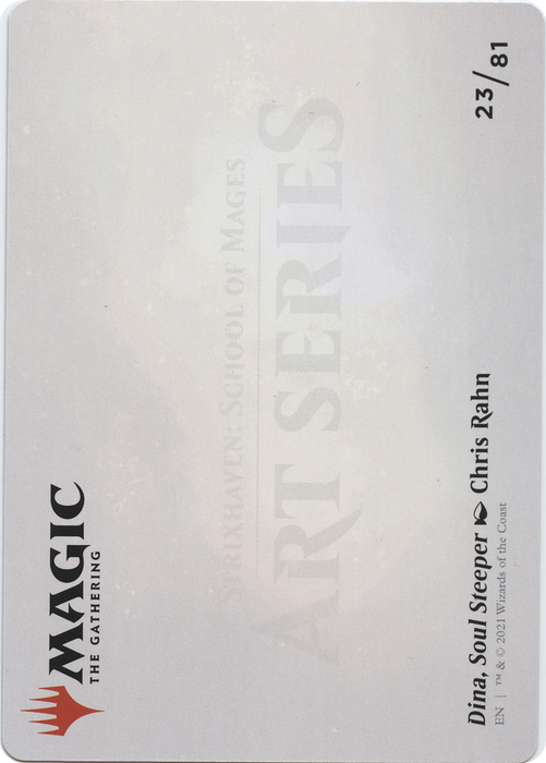 Dina, Soul Steeper // Dina, Soul Steeper (ASTX-023) - common (Borderless) - Foil