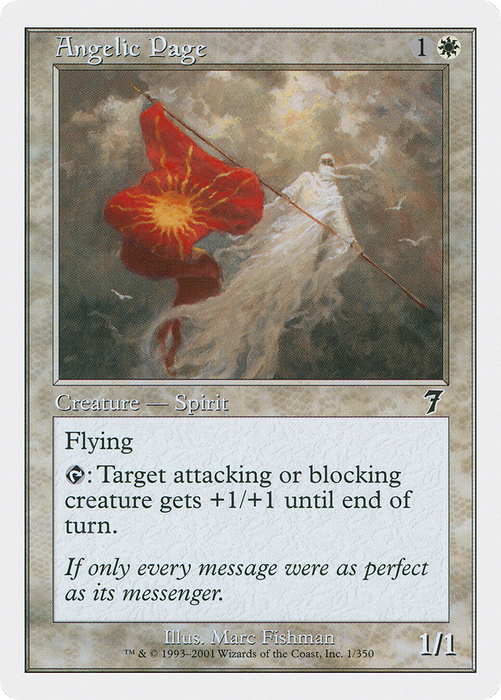 Angelic Page (7ED-001) - common