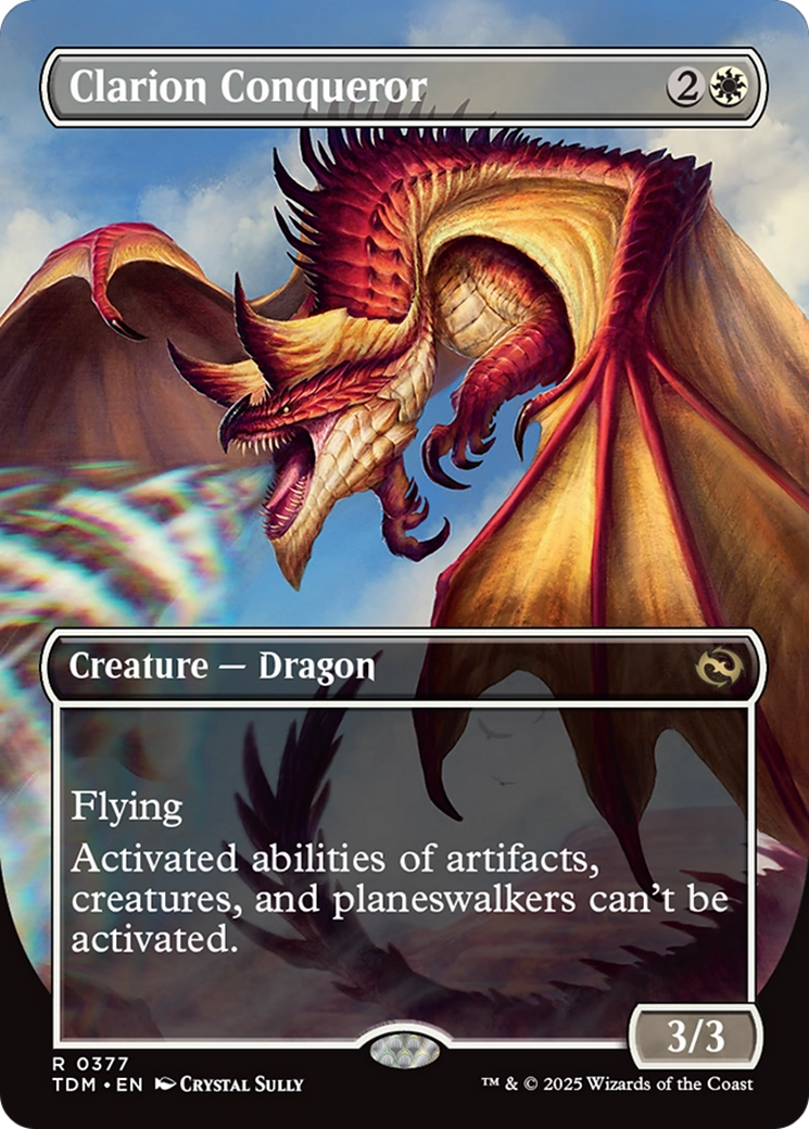 Clarion Conqueror // Clarion Conqueror (TDM-377) - rare (Borderless)