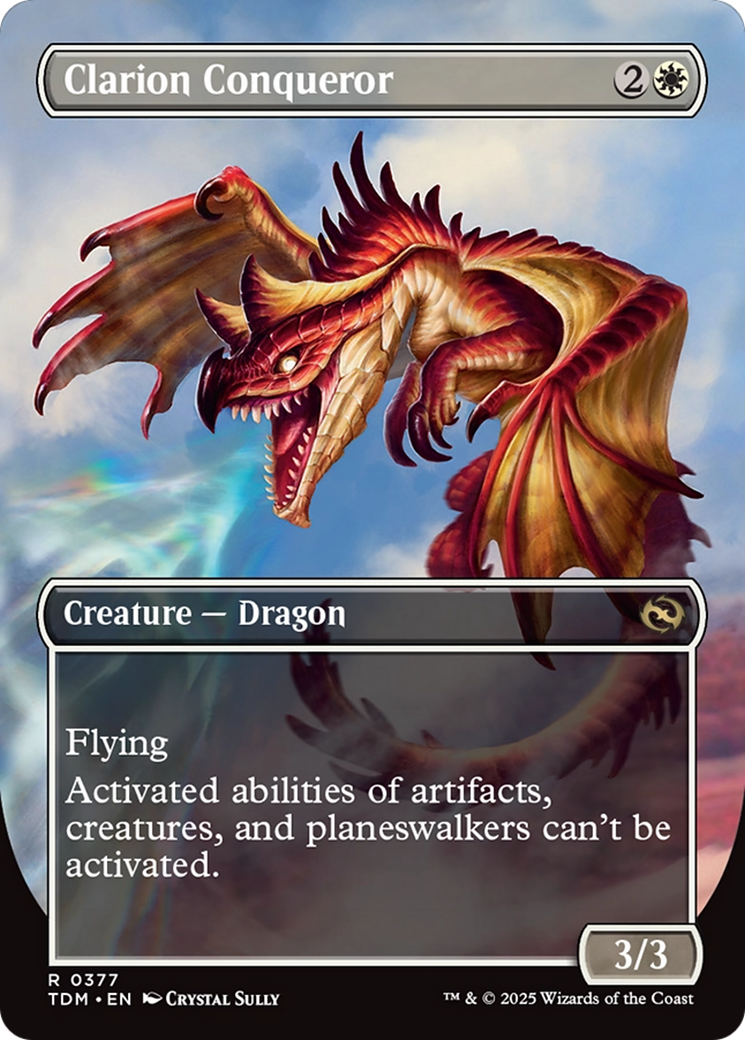 Clarion Conqueror // Clarion Conqueror (TDM-377) - rare (Borderless)
