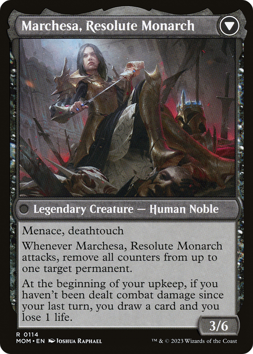 Invasion of Fiora // Marchesa, Resolute Monarch (MOM-114) - rare
