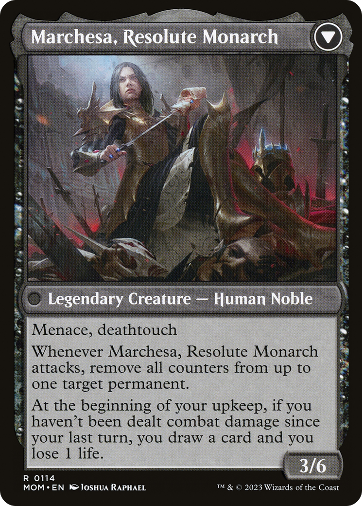 Invasion of Fiora // Marchesa, Resolute Monarch (MOM-114) - rare - Foil
