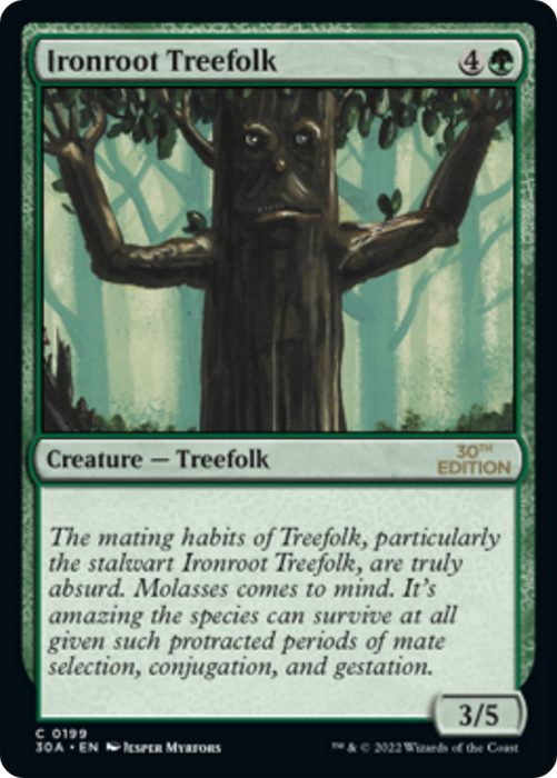 Ironroot Treefolk (30A-199) - common