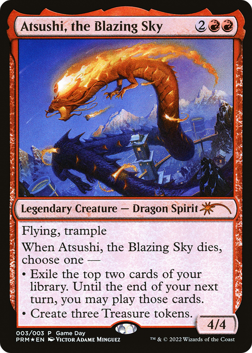 Atsushi, the Blazing Sky (GAME-003) - mythic - Foil
