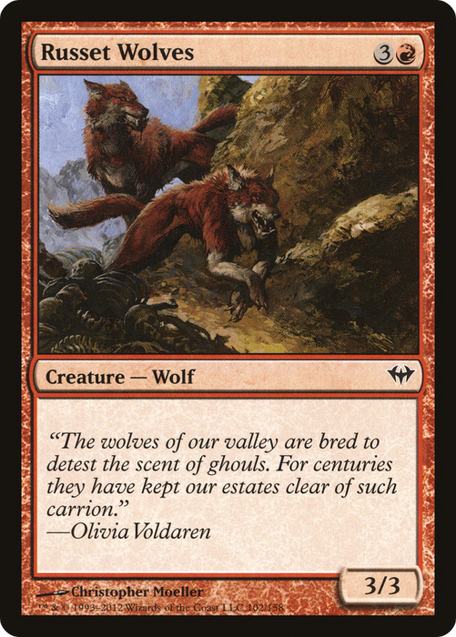 Russet Wolves (DKA-102) - common - Foil