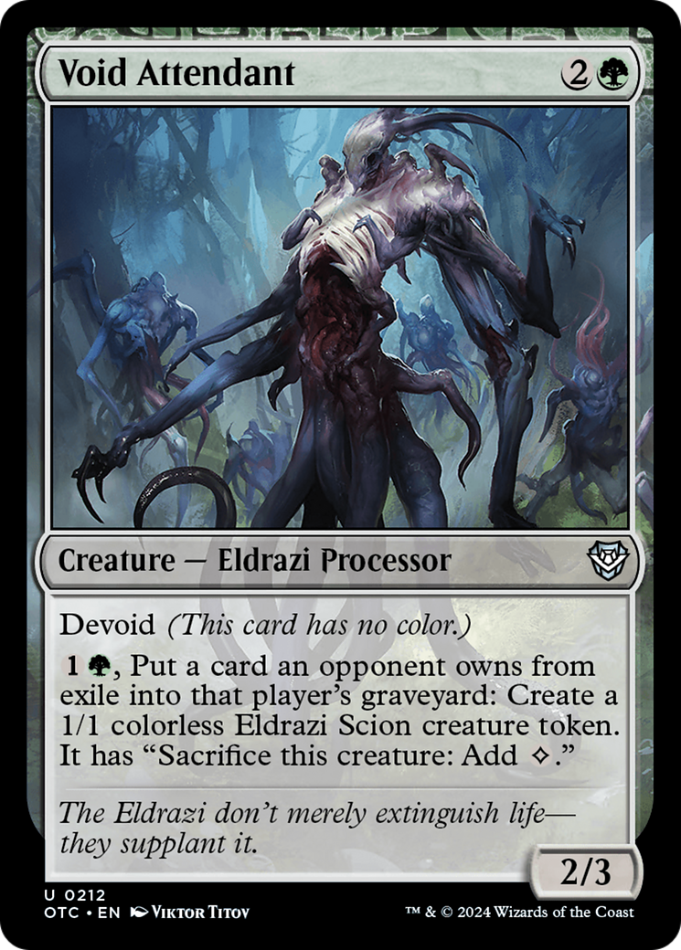 Void Attendant (OTC-212) - uncommon: (devoid)