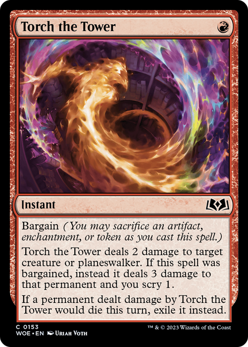 Torch the Tower (WOE-153) - common - Foil