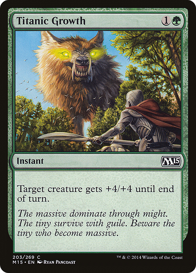 Titanic Growth (M15-203) - common - Foil