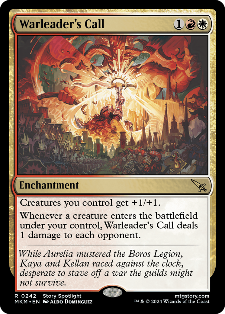 Warleader's Call (MKM-242) - rare - Foil