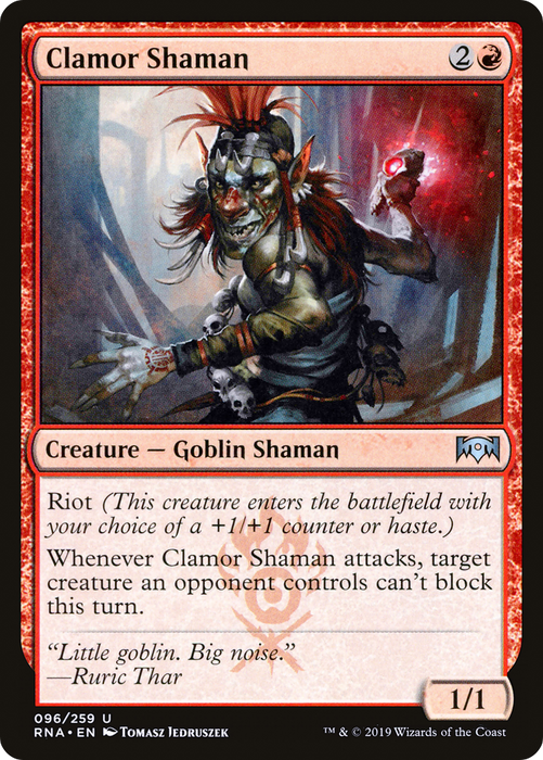 Clamor Shaman (RNA-096) - uncommon