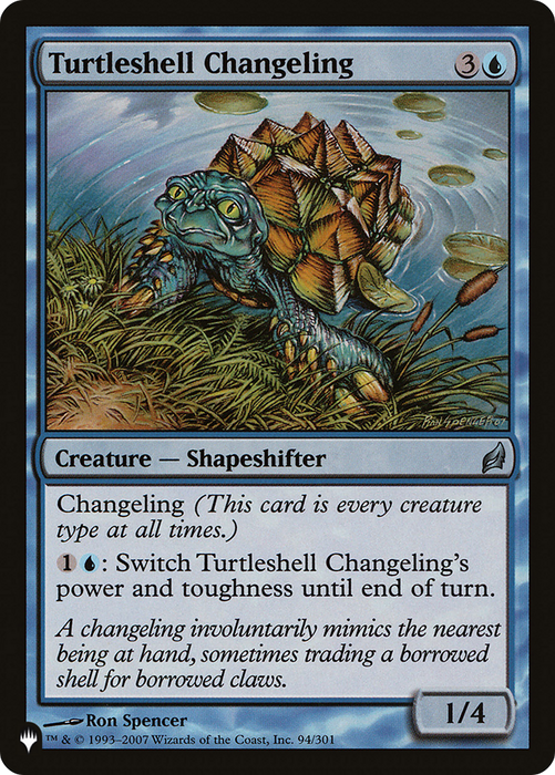 Turtleshell Changeling (LIST-LRW-94) - uncommon