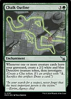 Chalk Outline (MKM-157) - uncommon