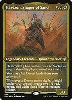 Hazezon, Shaper of Sand (DMC-054) - rare - Etched Foil