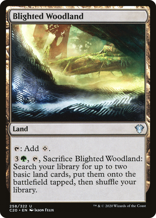 Blighted Woodland (C20-258) - uncommon
