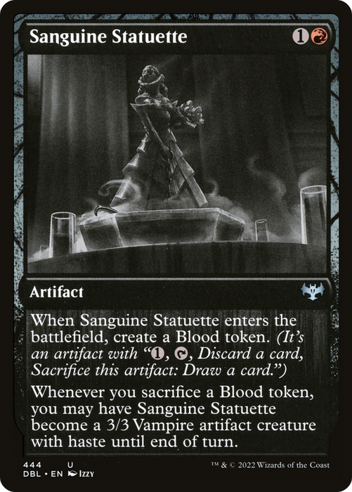 Sanguine Statuette (DBL-444) - uncommon - Foil