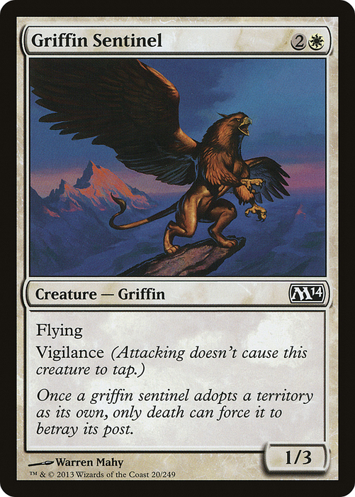 Griffin Sentinel (M14-020) - common - Foil
