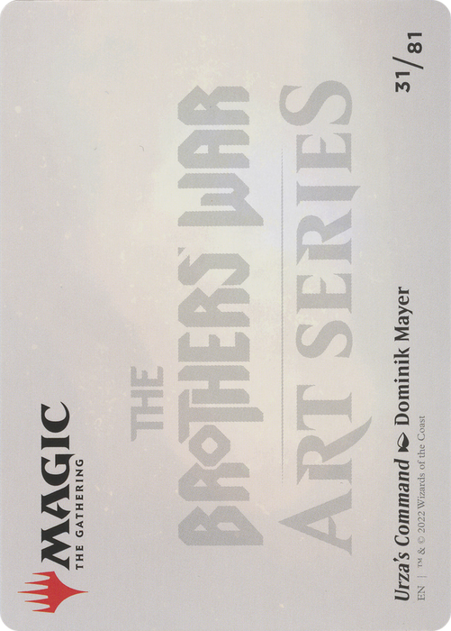 Urza's Command // Urza's Command (ABRO-031) - common (Borderless) - Foil